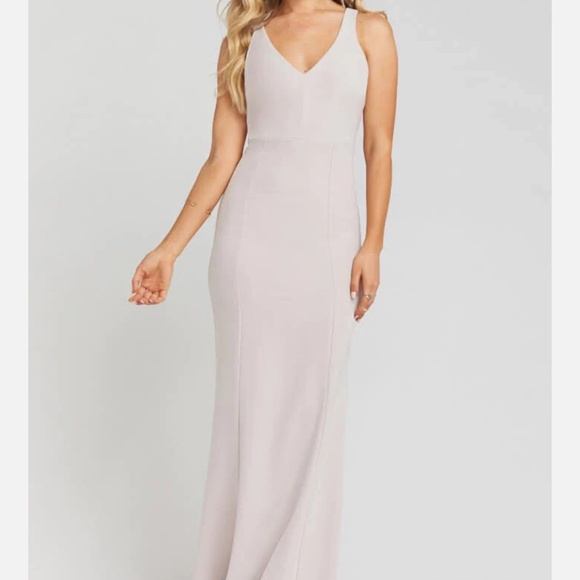 NWT Show Me Your MuMu Morgan Gown‎ Show Me The Ring Stretch Crepe - Picture 2 of 7